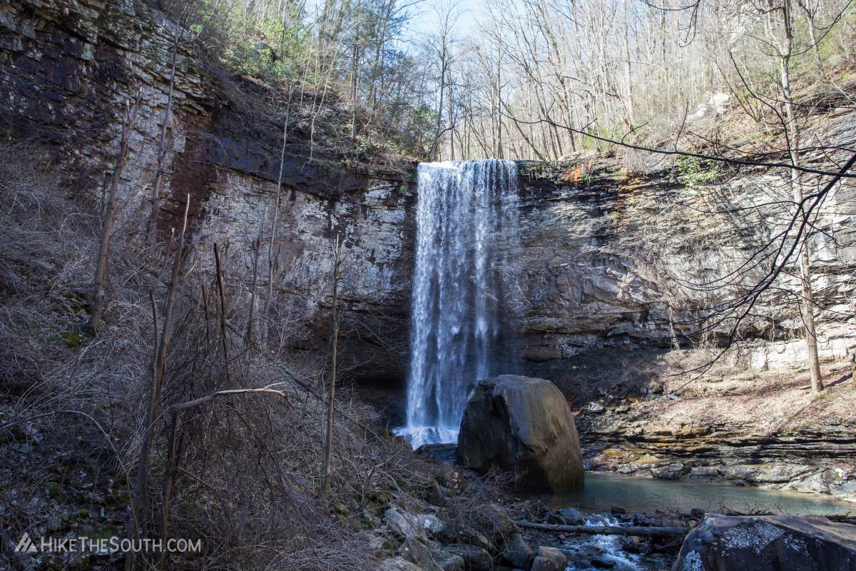 Cloudland Canyon Sitton's Gulch and Waterfalls Trails. 
Hemlock Falls from the observation deck.