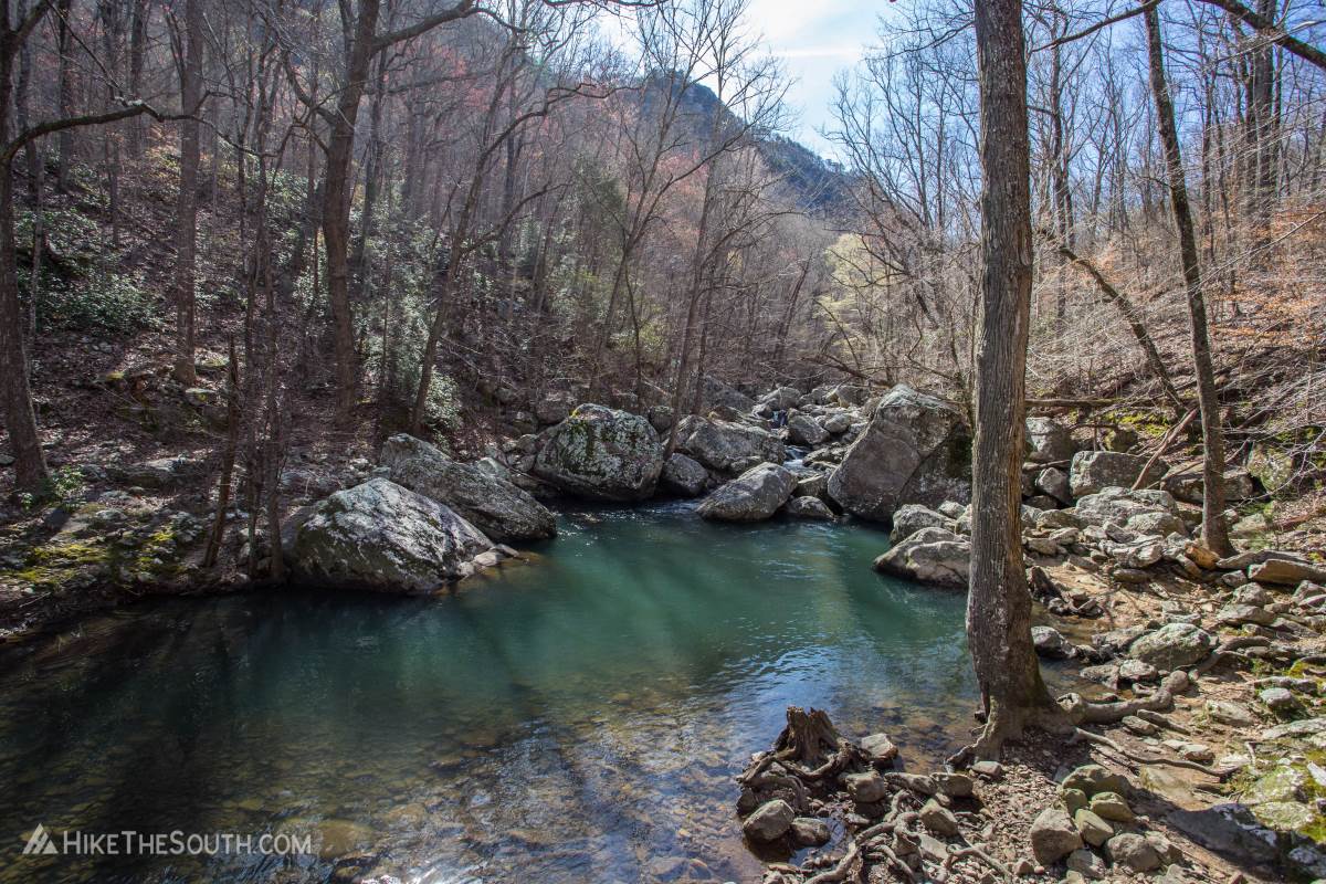 Cloudland Canyon Sitton's Gulch Trail. 
Small turquoise pools are frequent along the creek.