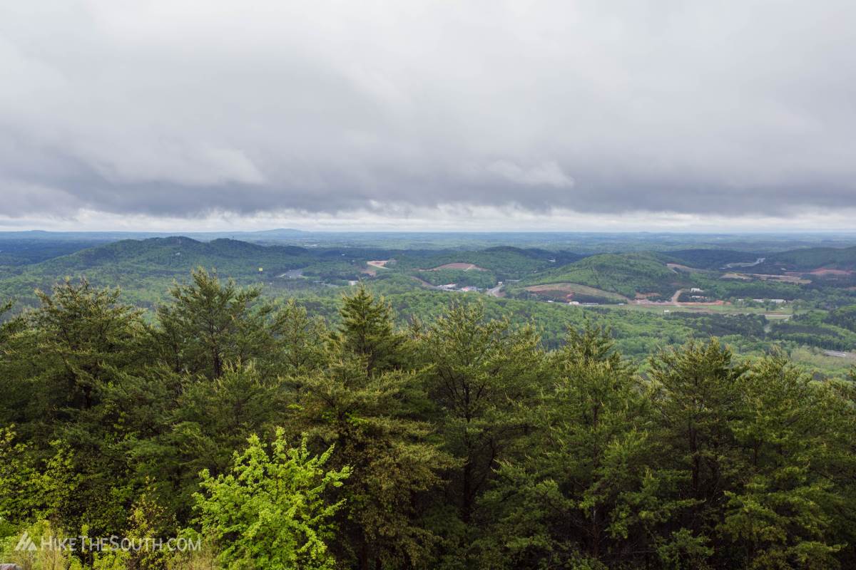 Pine Mountain Double Loop. 
View from the summit of Pine Mountain.