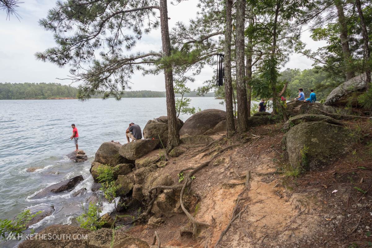 Red Top Mountain White Tail Trail. 
Views of Lake Allatoona at the end of the trail.