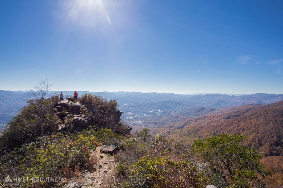 The Pinnacle and Blackrock Mountain. 
The Pinnacle has nearly 360-degree views.